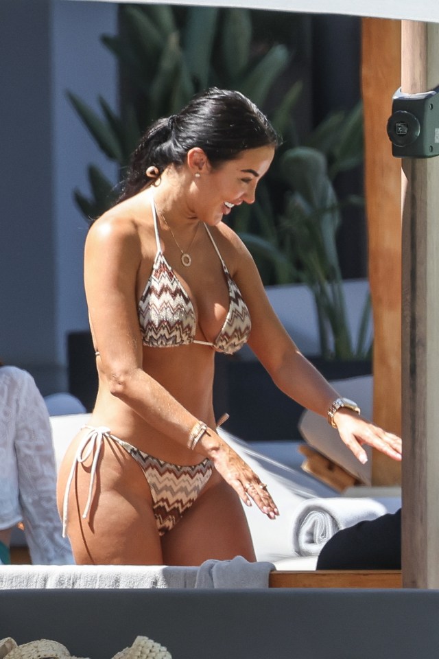 The TOWIE alumni, 30, has sparked suggestion's she's back with her ex
