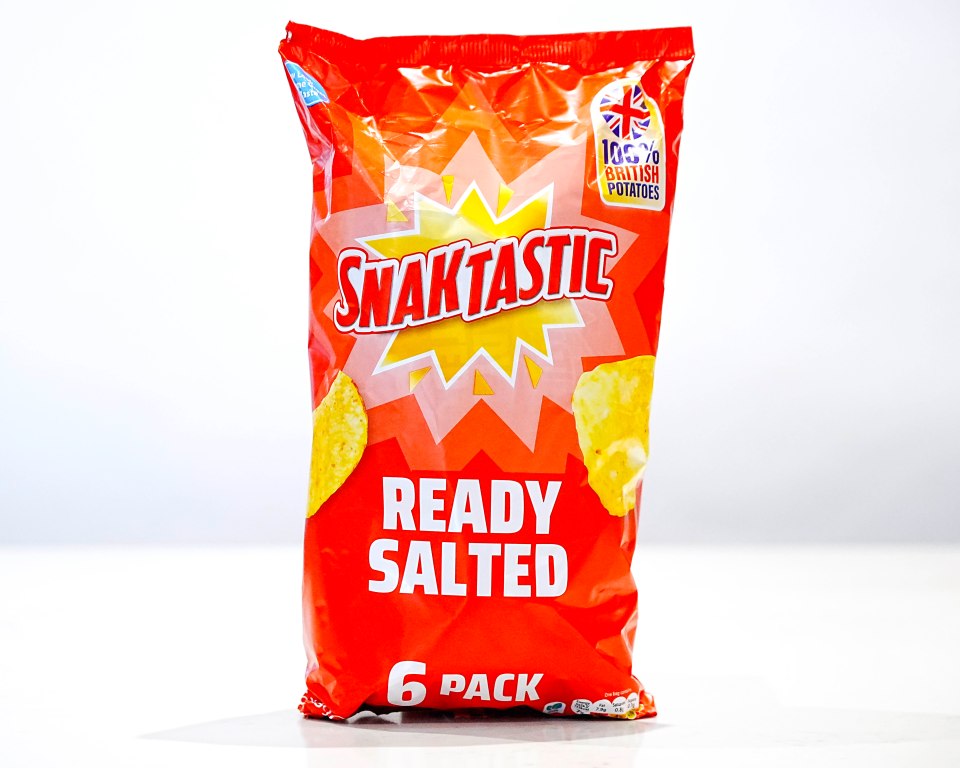 The Aldi crisps were joint cheapest alongside Lidl's multipack