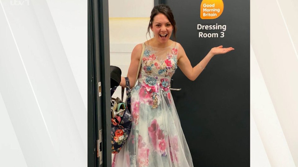 Good Morning Britain's Laura Tobin was left 'embarrassed' as she arrived into work in the same dress as the night before