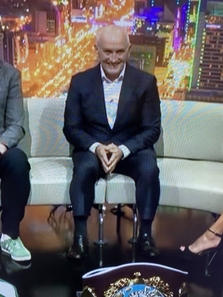 The Irishman was on the panel for Sky Sports' coverage