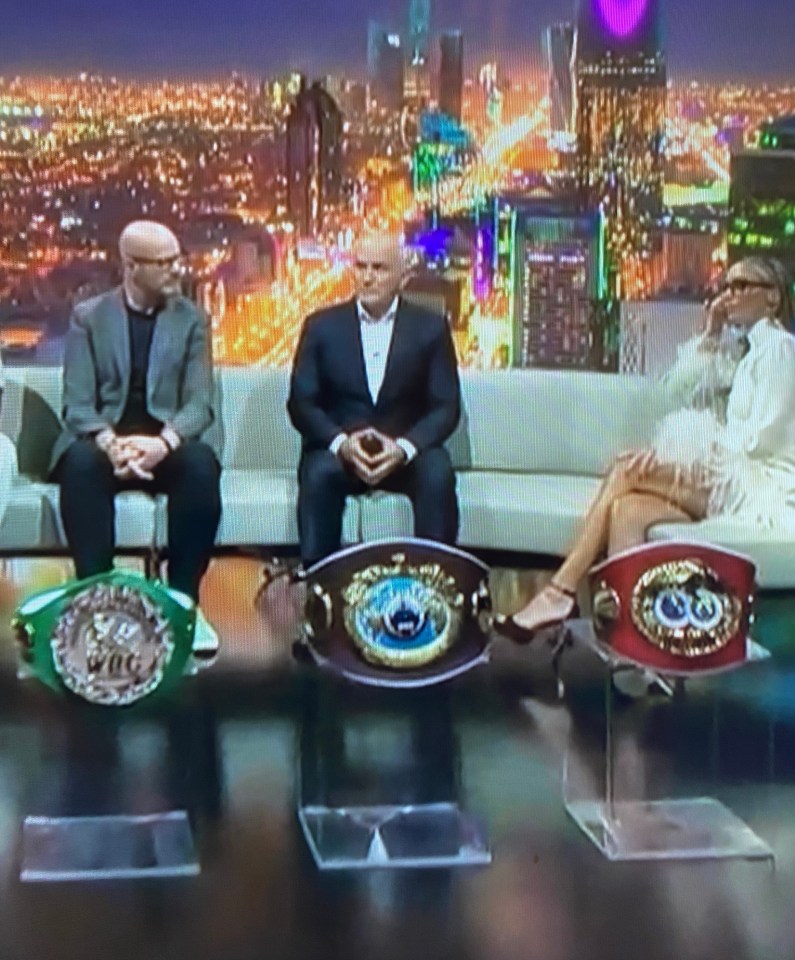 Anna Woolhouse presented Sky Sports' coverage of Tyson Fury vs Oleksandr Usyk