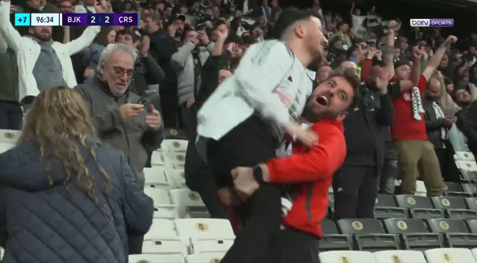 And fans went wild in the stands