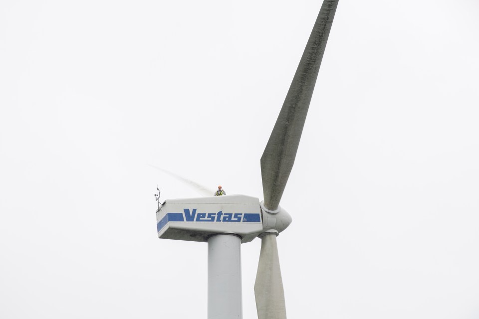 The turbine at the Sunderland factory
