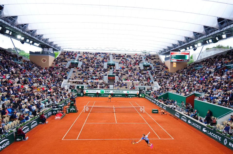 And French Open chiefs have now slapped a booze ban on punters