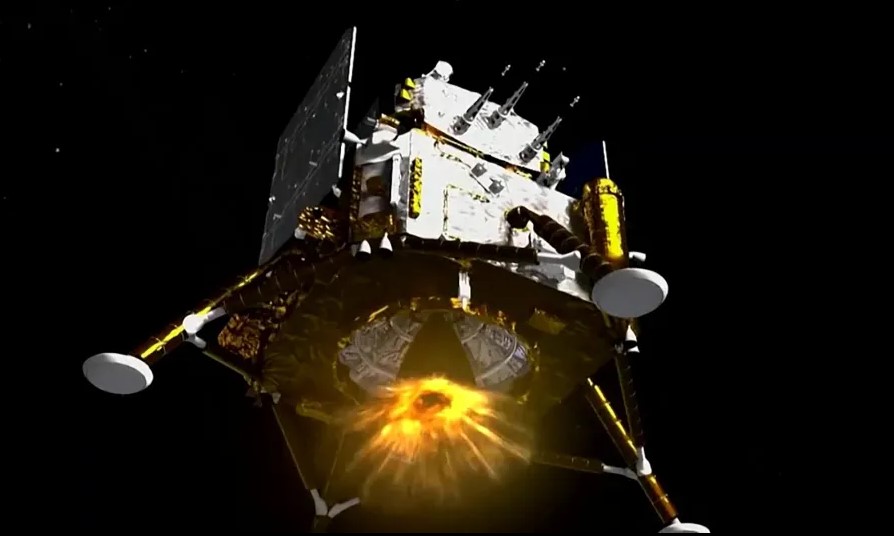 The lander is scheduled to touch down on the Moon next month