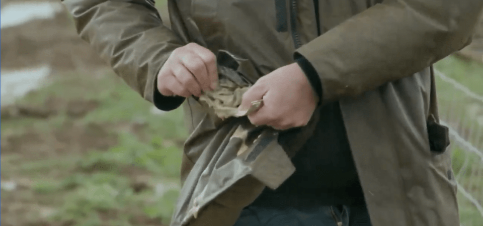 Jeremy discovered a horrible surprise in his pocket