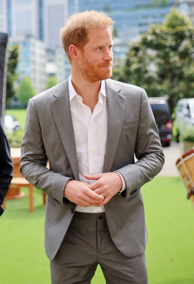 Prince Harry at an Invictus Games gathering on Tuesday