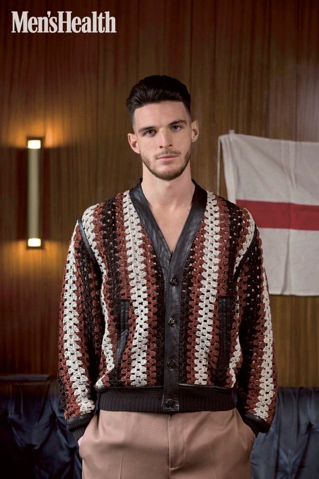 Declan Rice was modelling for Men's Health UK