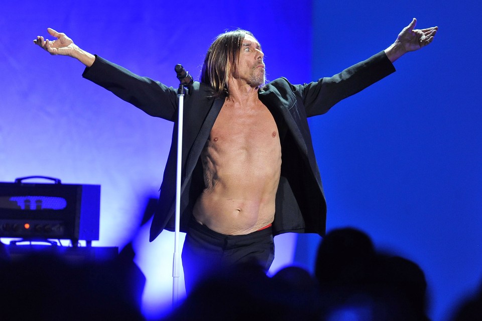 Iggy Pop has revealed how he relaxed off stage.
