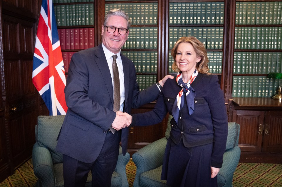 Sir Keir Starmer with once true blue MP Natalie Elphicke who jumped ship