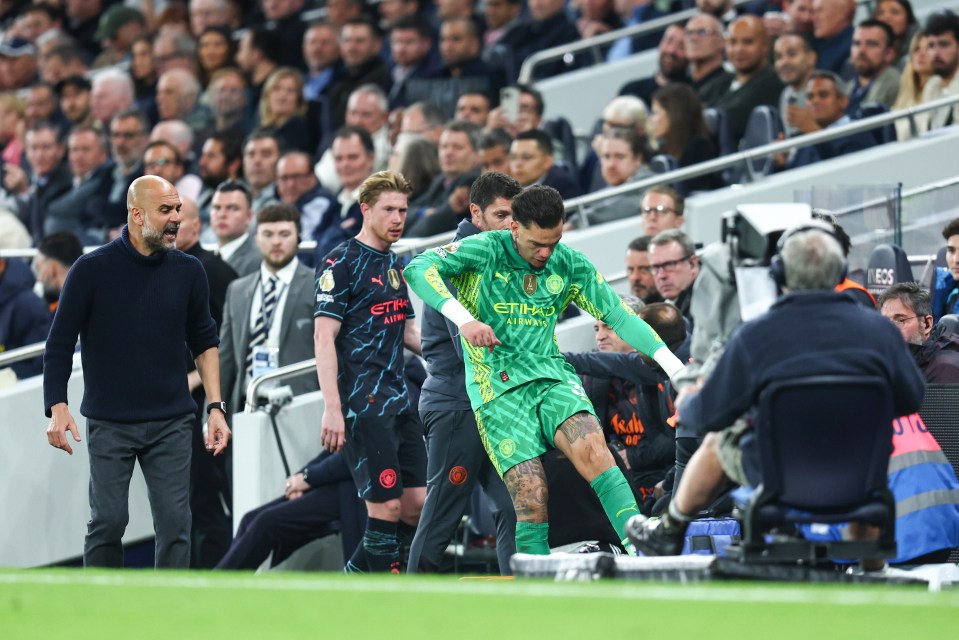 The Brazilian keeper then booted a crate off drinks