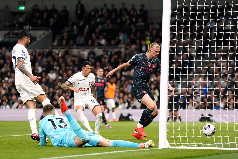 Haaland tapped in to break the deadlock in North London