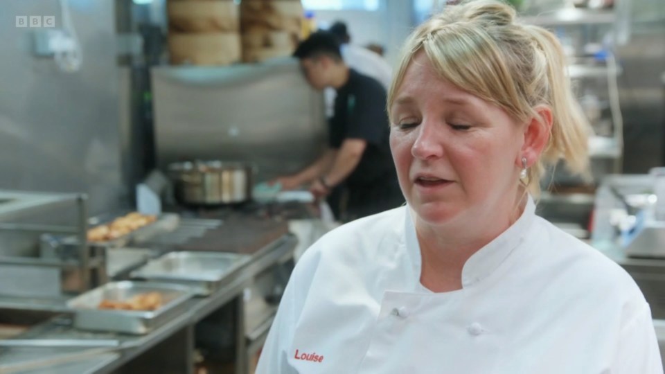 Louise Lyons Macleod broke down with the pressure