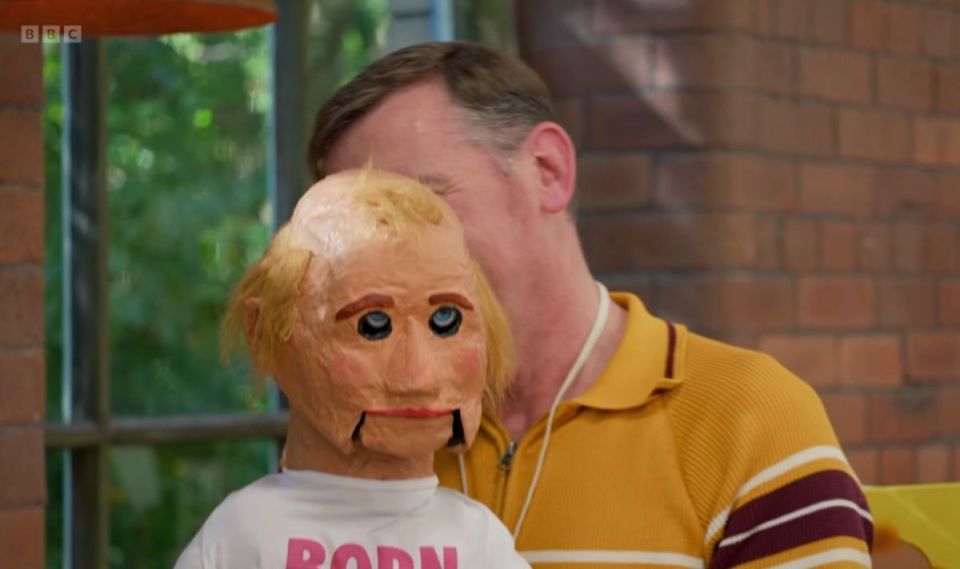 Viewers were unnerved by puppet Terry Pastry