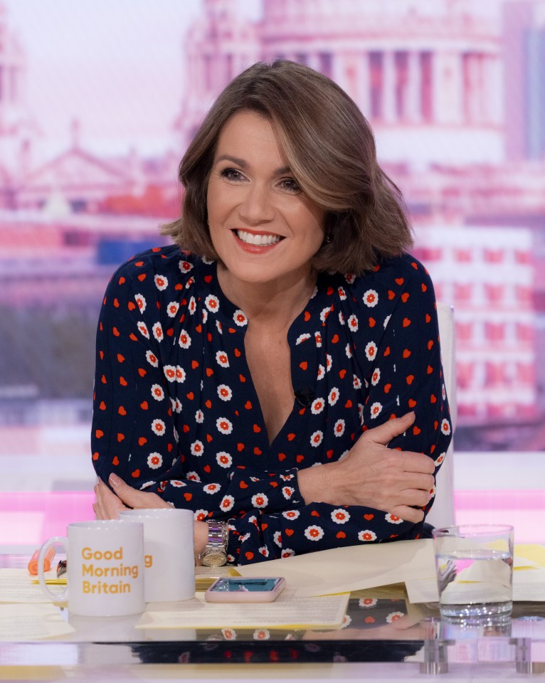 Susanna Reid was quick to make a playful quip at her co-star