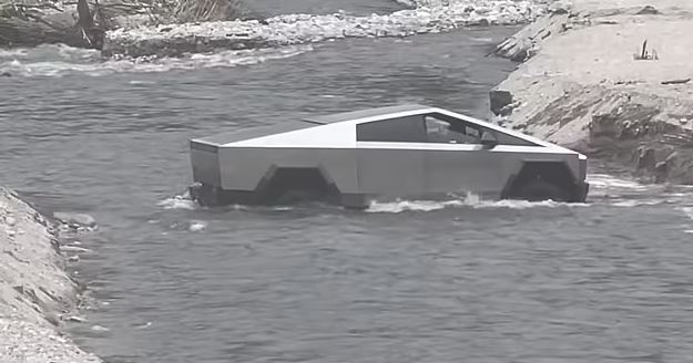 The most recent incident involving the futuristic vehicle saw one driver become stuck in a river