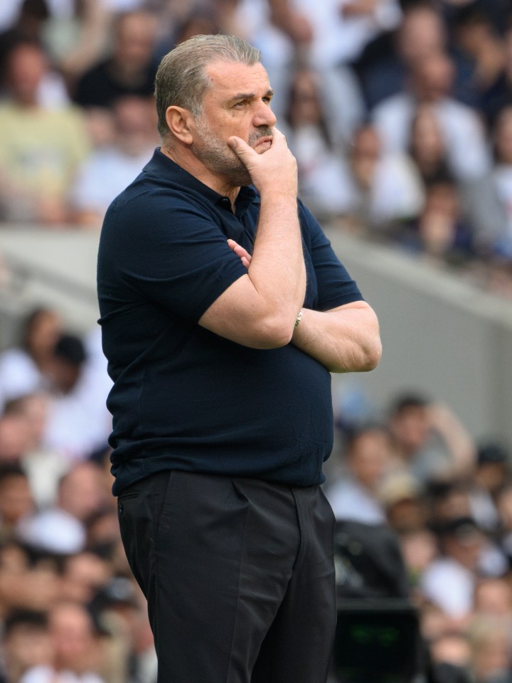 Spurs boss Ange Postecoglou might have something to say if his club's fans switch to supporting Man City at Tottenham Hotspur Stadium on Tuesday