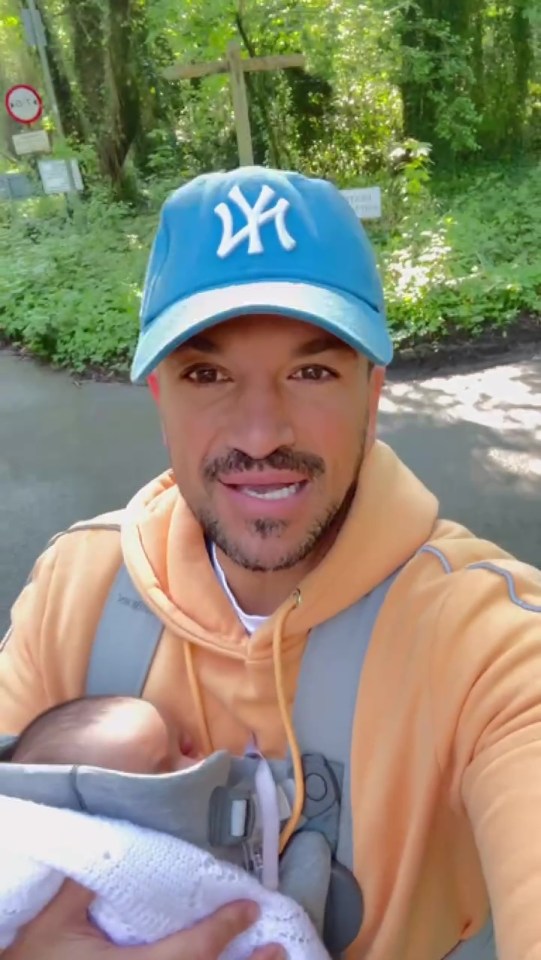 Peter Andre has revealed his daughter's name can be said two very different ways