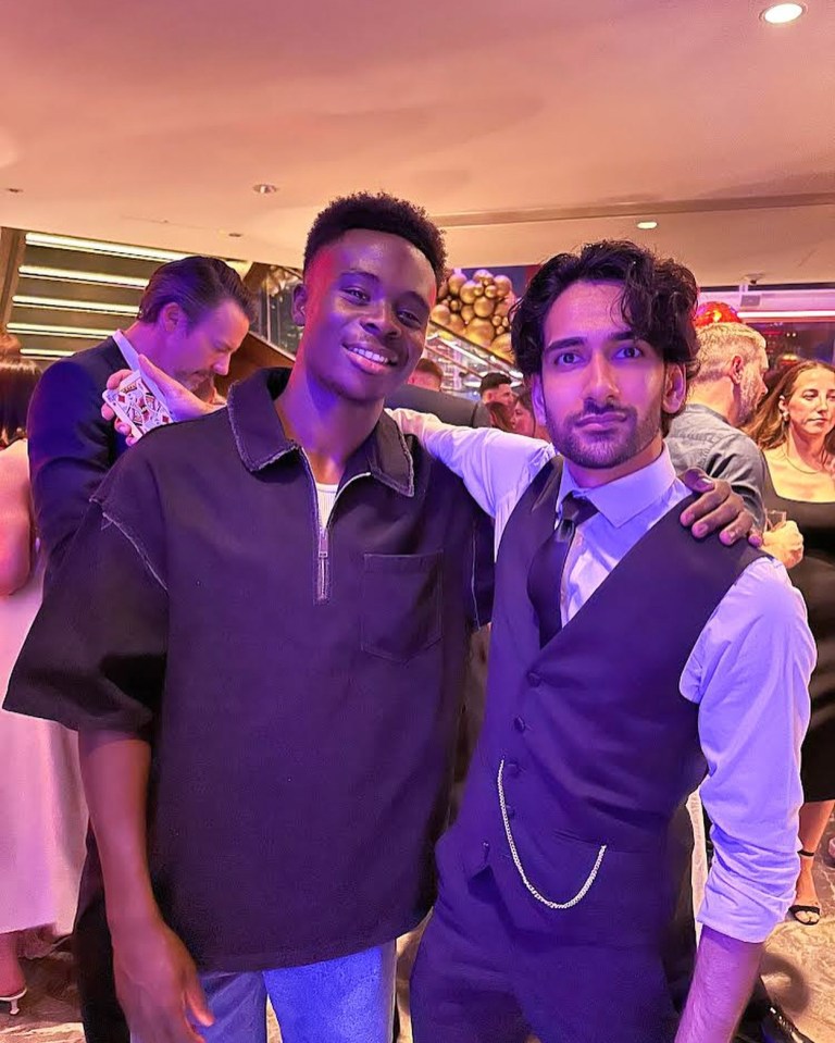 Saka has kept his break mostly lowkey