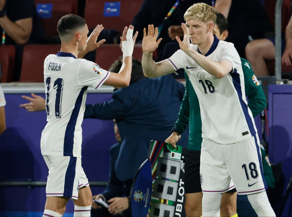 Anthony Gordon also impressed off the bench for Gareth Southgate's side