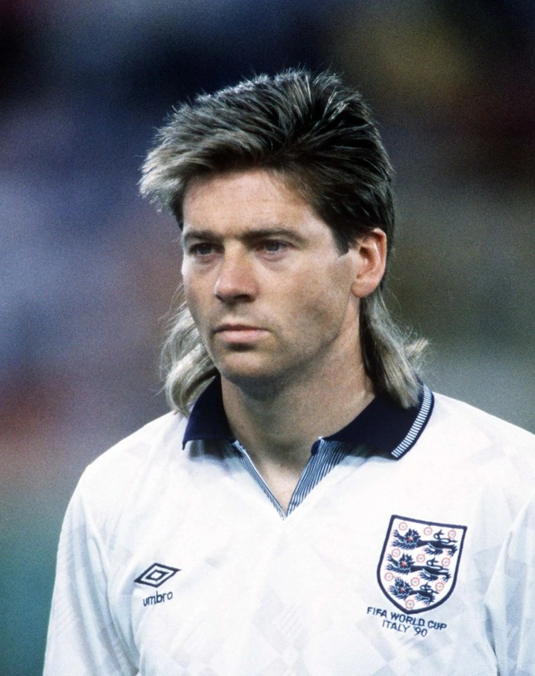 And fans couldn't help but compare his look to ex-England star Chris Waddle