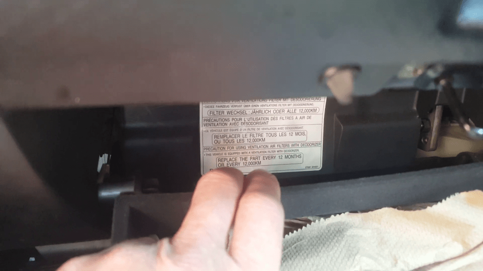 Maintenance intervals can be found on the sticker on the front