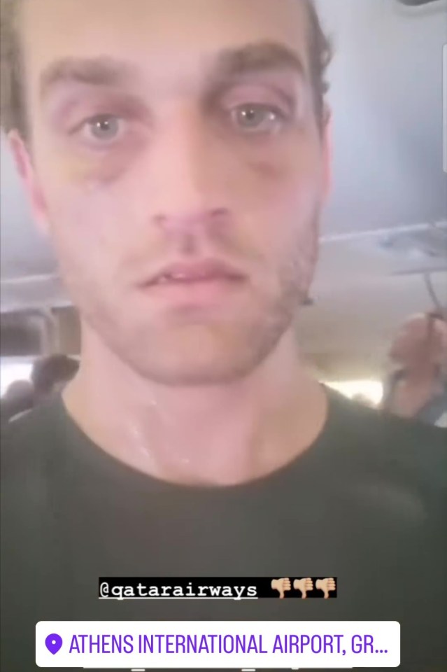 South African sports therapist Garth Collins, looking rather hot himself, shared several videos of the incident on social media
