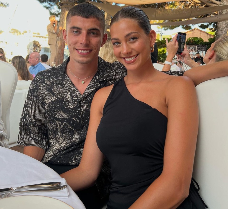 Sophia has been with Arsenal man Kai Havertz since 2018