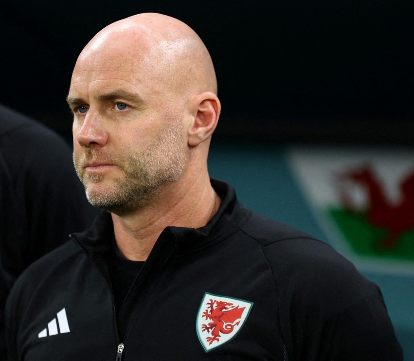 FILE PHOTO: Soccer Football - FIFA World Cup Qatar 2022 - Group B - United States v Wales - Ahmad Bin Ali Stadium, Al Rayyan, Qatar - November 21, 2022 Wales manager Rob Page before the match REUTERS/Hannah Mckay/File Photo