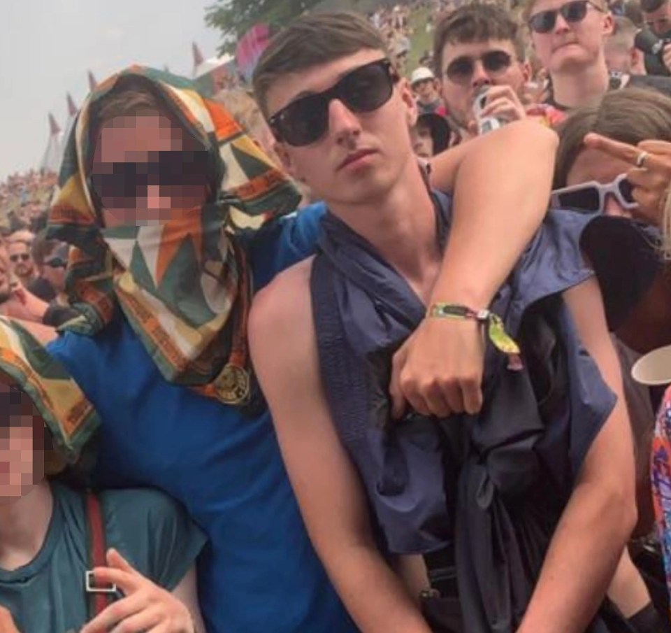 Jay, from Lancashire, was on the island with pals for a music festival