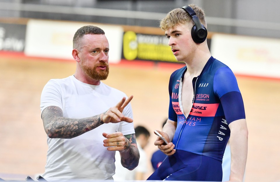 Sir Bradley Wiggins' son Ben is following in his footsteps in the world of cycling