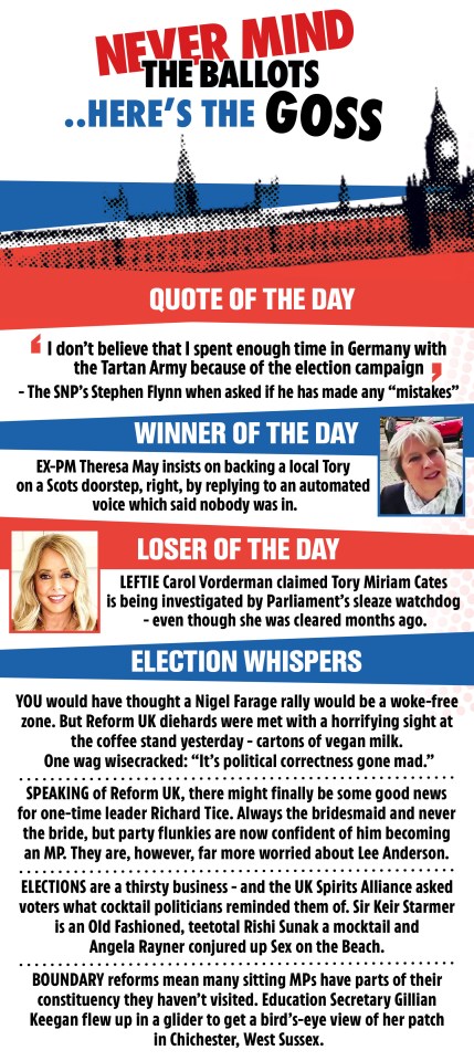 a poster that says never mind the ballots here 's the goss