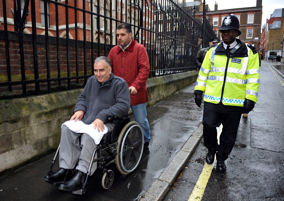 Abdullah Baybasin was left wheelchair-bound following a shooting by a rival