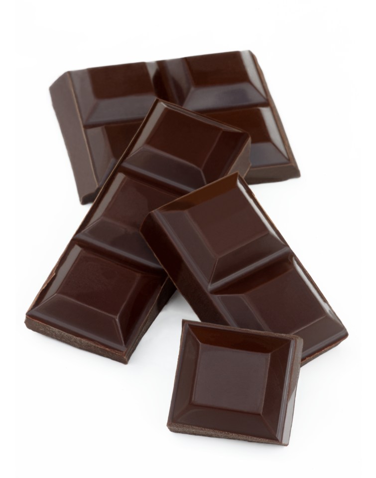 Dark chocolate can also help to reduce symptoms