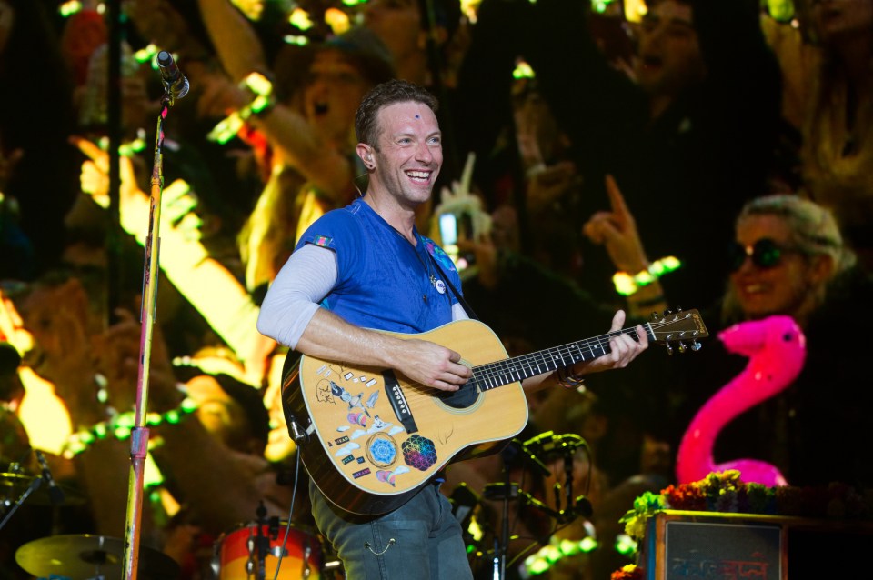 This will be Coldplay's fifth time headlining