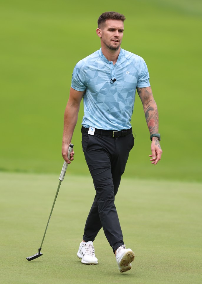 Gary is often seen on the golf course
