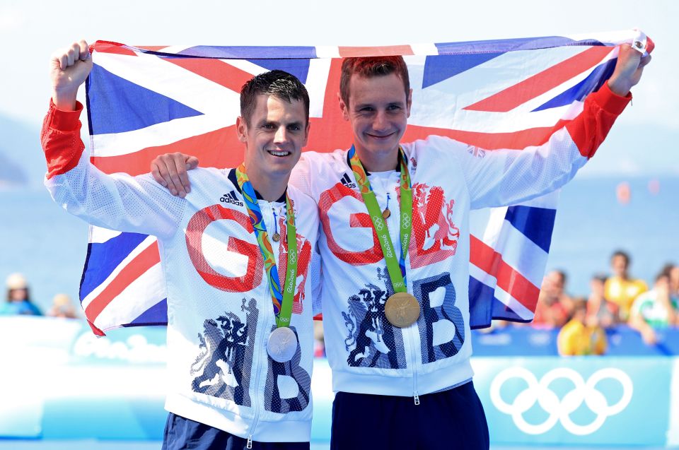 Jonny Brownlee, left, has been a stalwart of British triathlon alongside his brother Alistair, right