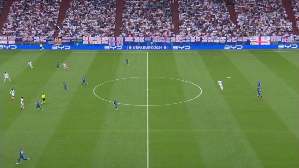 The deflection led the ball back to Slovakia goalkeeper Martin Dubravka