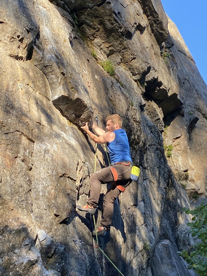 Begma was also an accomplished rock climber
