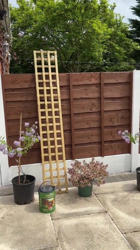 Maggie shared how she extended her fence for more privacy without forking out hundreds on new fencing panels