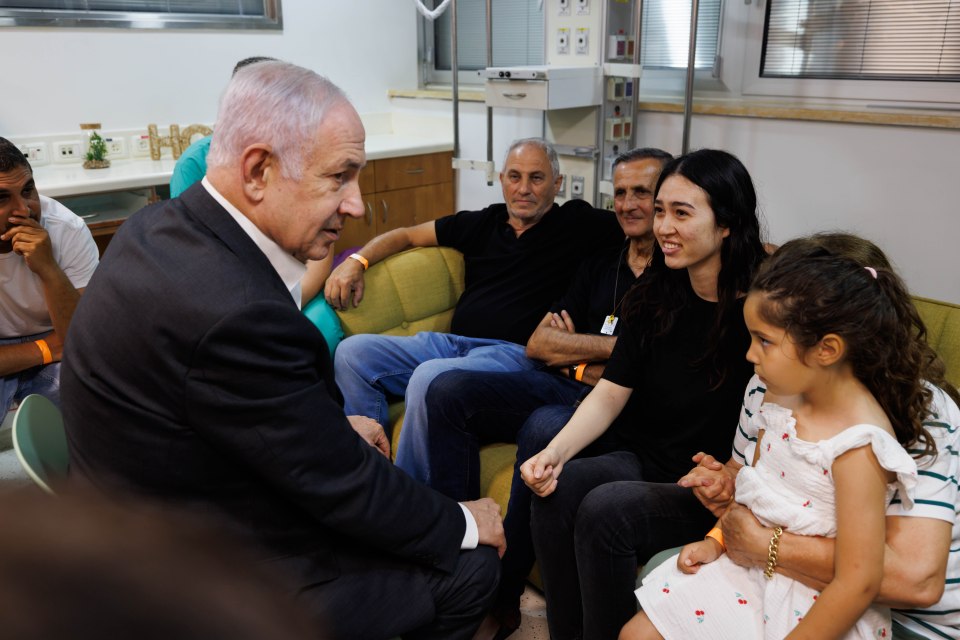 Noa Argamani meets with Israel Prime Minister Benjamin Netanyahu