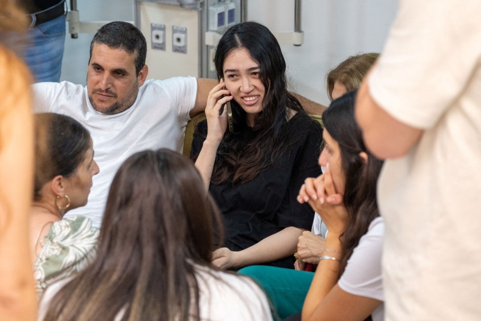 Noa is being held at Sheba Medical Center in Israel surrounded by her loved one