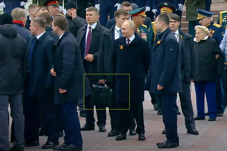Some of Vlad's bodyguards carried portable body armour designed as briefcases