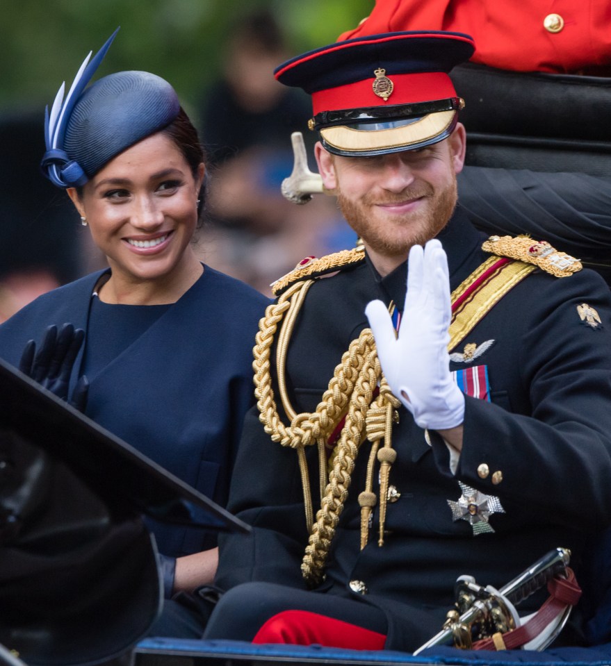 Harry and Meghan at the prestigious event in 2019