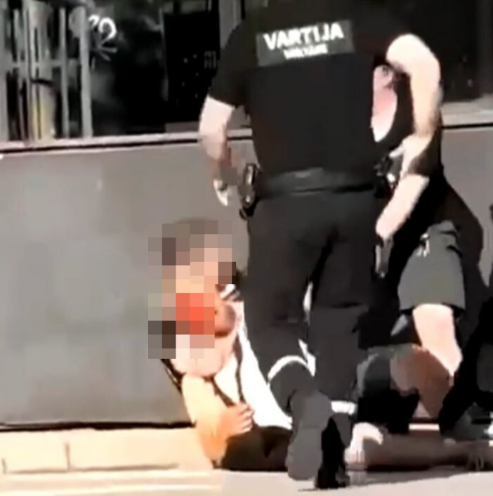 The suspected attacker was arrested and taken into custody