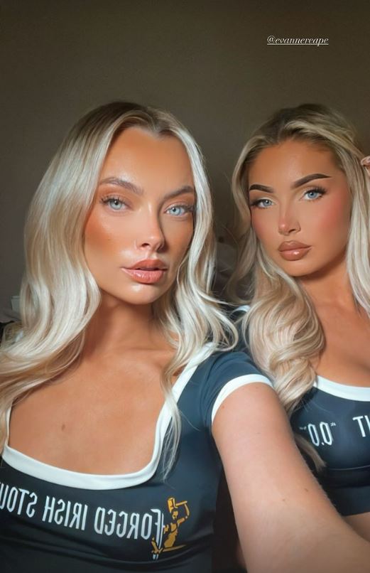 The stunning Forged Irish Stout girls are never far away when McGregor hosts his parties