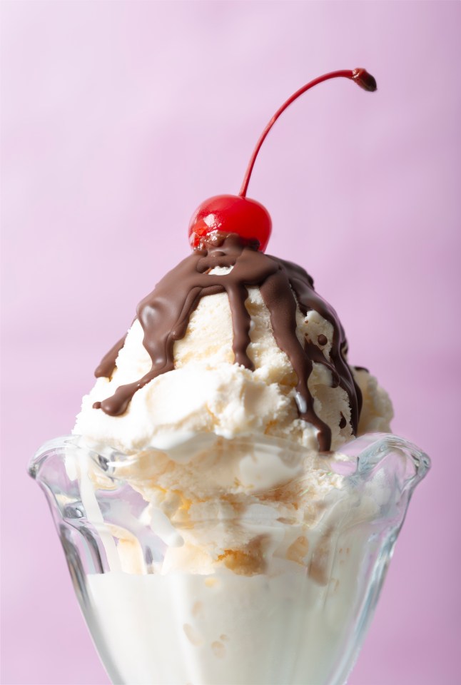 The elements of an ice cream sundae can rack up to 600 to 800 calories