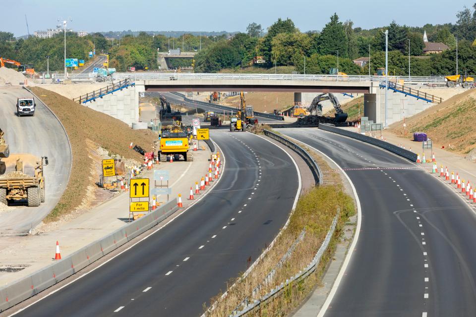 The M20 in Kent is set to be closed due to roadworks