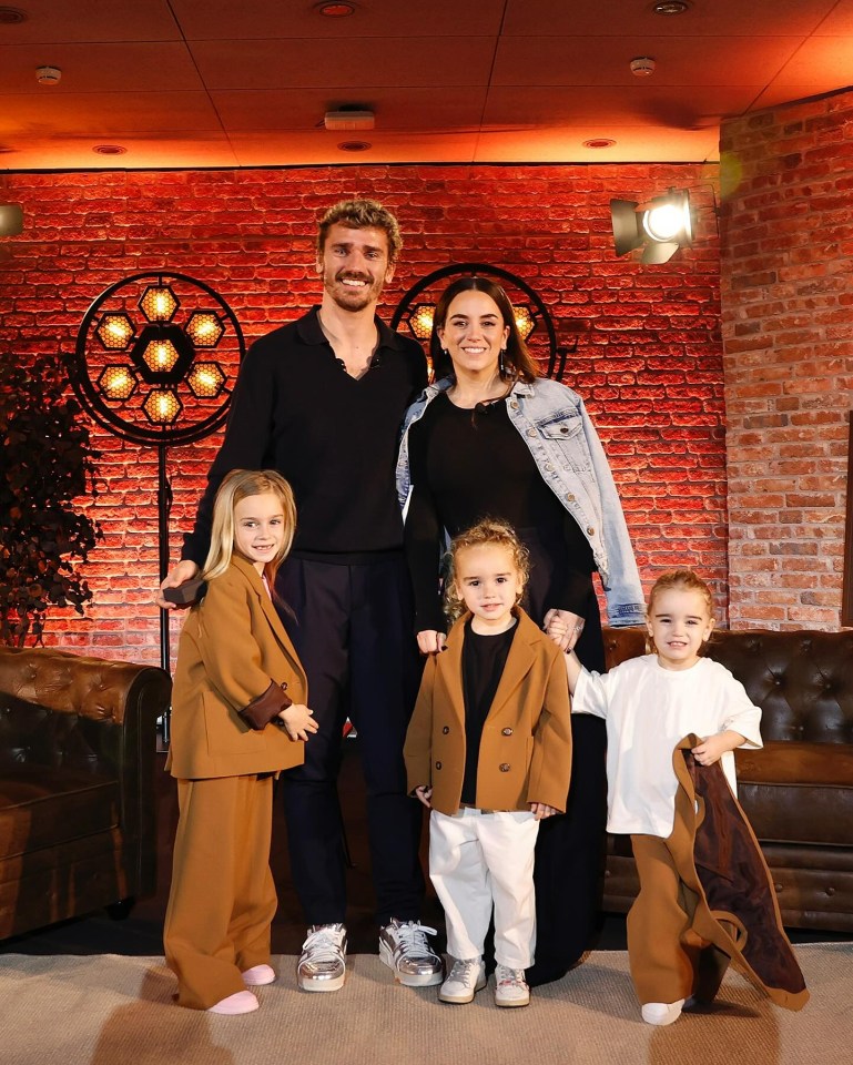 He lives in a modern home with his wife and kids worth £5million