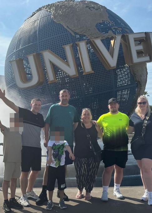 Luke Littler and girlfriend Eloise Milburn enjoyed an Orlando holiday with their family